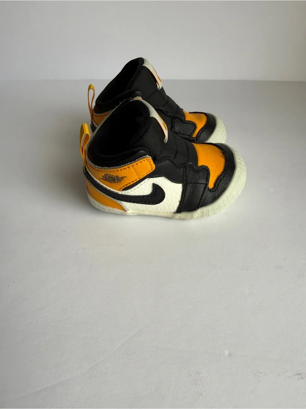 Nike Kids Black, Orange & White High-Top Sneakers